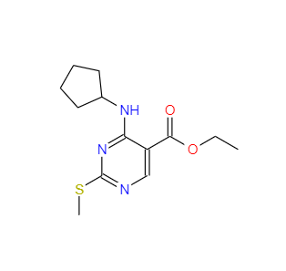 CAS：211245-62-4，4-環戊基氨基-2-甲硫基嘧啶-5-羧酸乙酯 