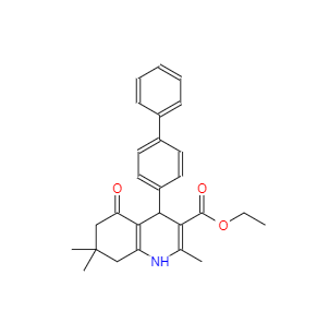 CAS：1099644-42-4，4-([1,1'-聯苯]-4-基)-2,7,7-三甲基-5-氧代-1,4,5,6,7,8-六氫喹啉-3-羧酸乙酯