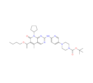 CAS：866084-31-3，2-甲基-2-丙基-4-(6 - {[8-環戊基-5-甲基-7-氧代-6-(1-丁氧乙烯基)-7,8-二氫吡啶并[2,3-D]嘧啶-2-基]氨基} -3-吡啶基)-1-