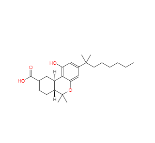CAS：137945-48-3，(6AR,10AR)-1-羥基-6,6-二甲基-3-(2-甲基辛-2-基)-6A,7,10,10A-四氫苯并[C]色原烯-9-羧酸