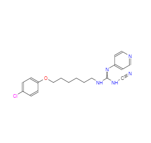 CAS：200484-11-3，N-[6-(4-氯苯氧基)己基]-N'-氰基-N''-4-吡啶基胍