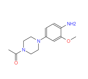 CAS：1021426-42-5，1-[4-(4-氨基-3-甲氧基苯基)哌嗪-1-基]乙-1-酮 